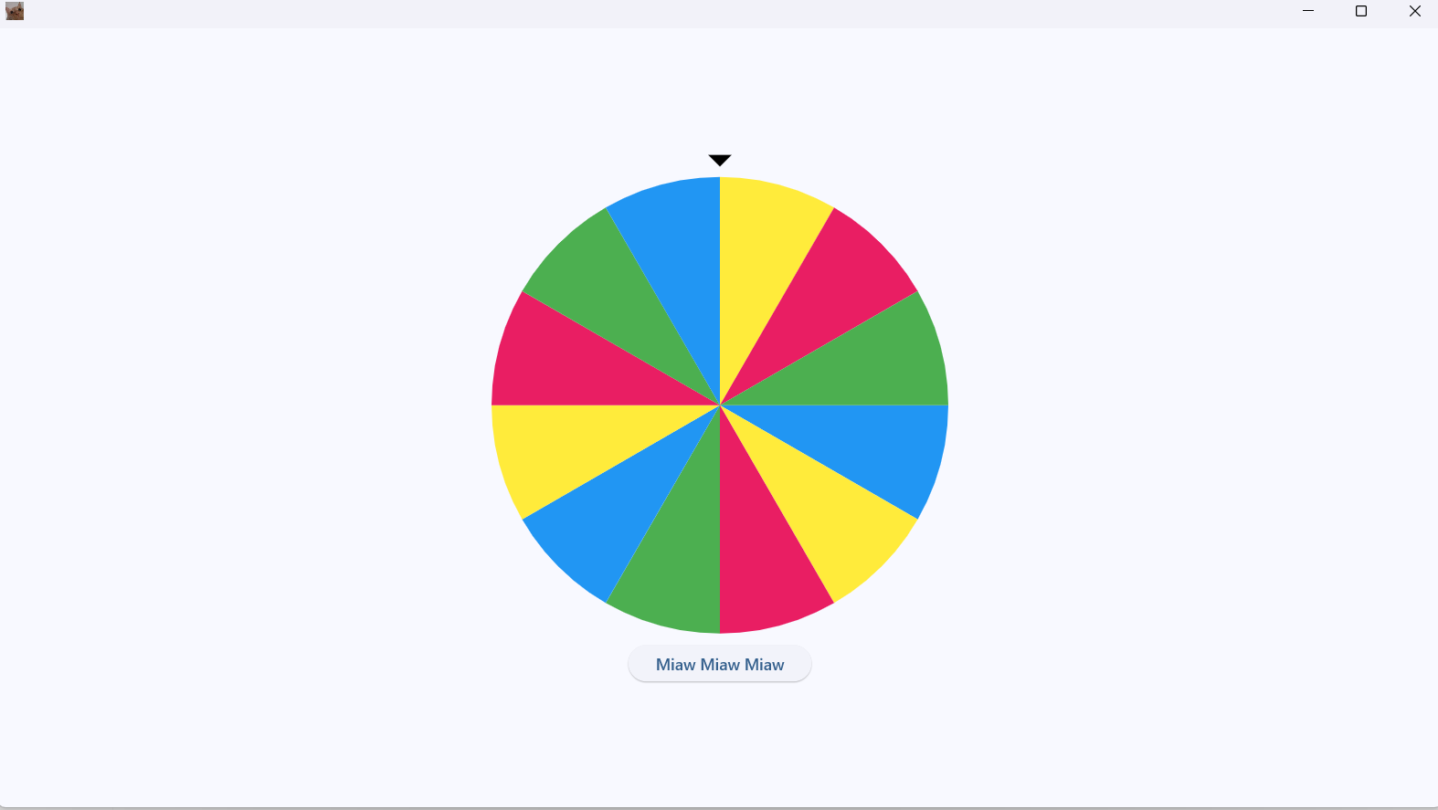 Which Cat Am I desktop roulette before spinning
